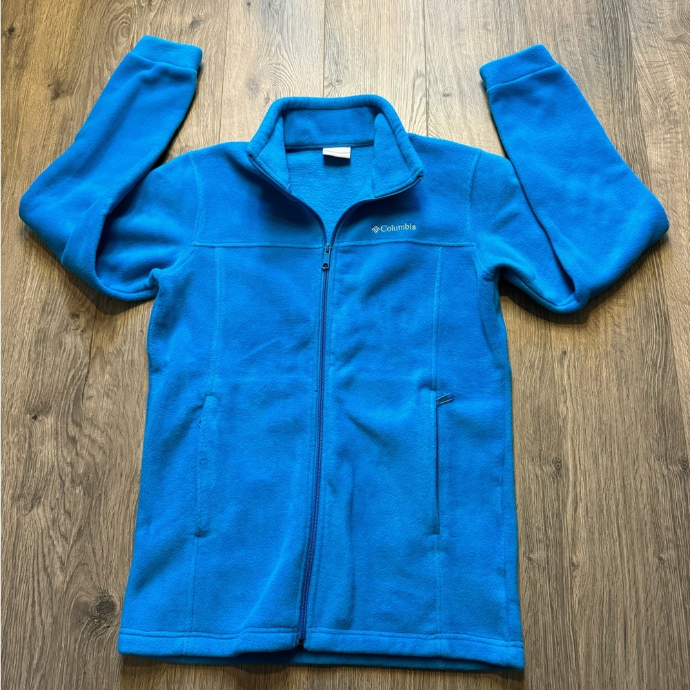 Columbia Outerwear Blue Fleece Jacket Women’s Size XL